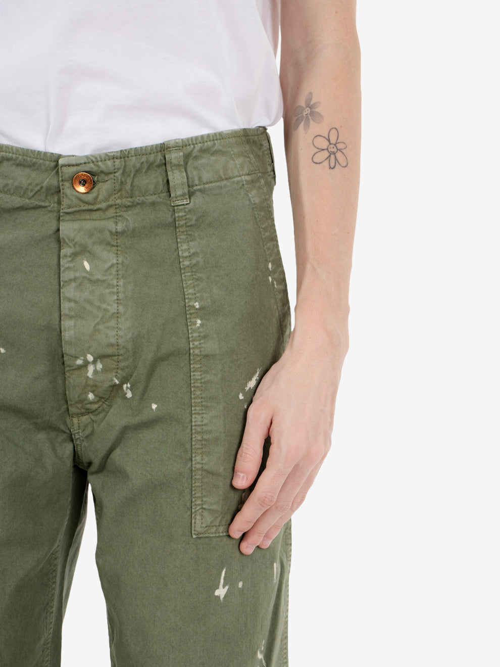 Fatigue original Slub cotton Dust olive