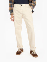 PRESIDENT'S - Pantaloni chino Sammy ecru