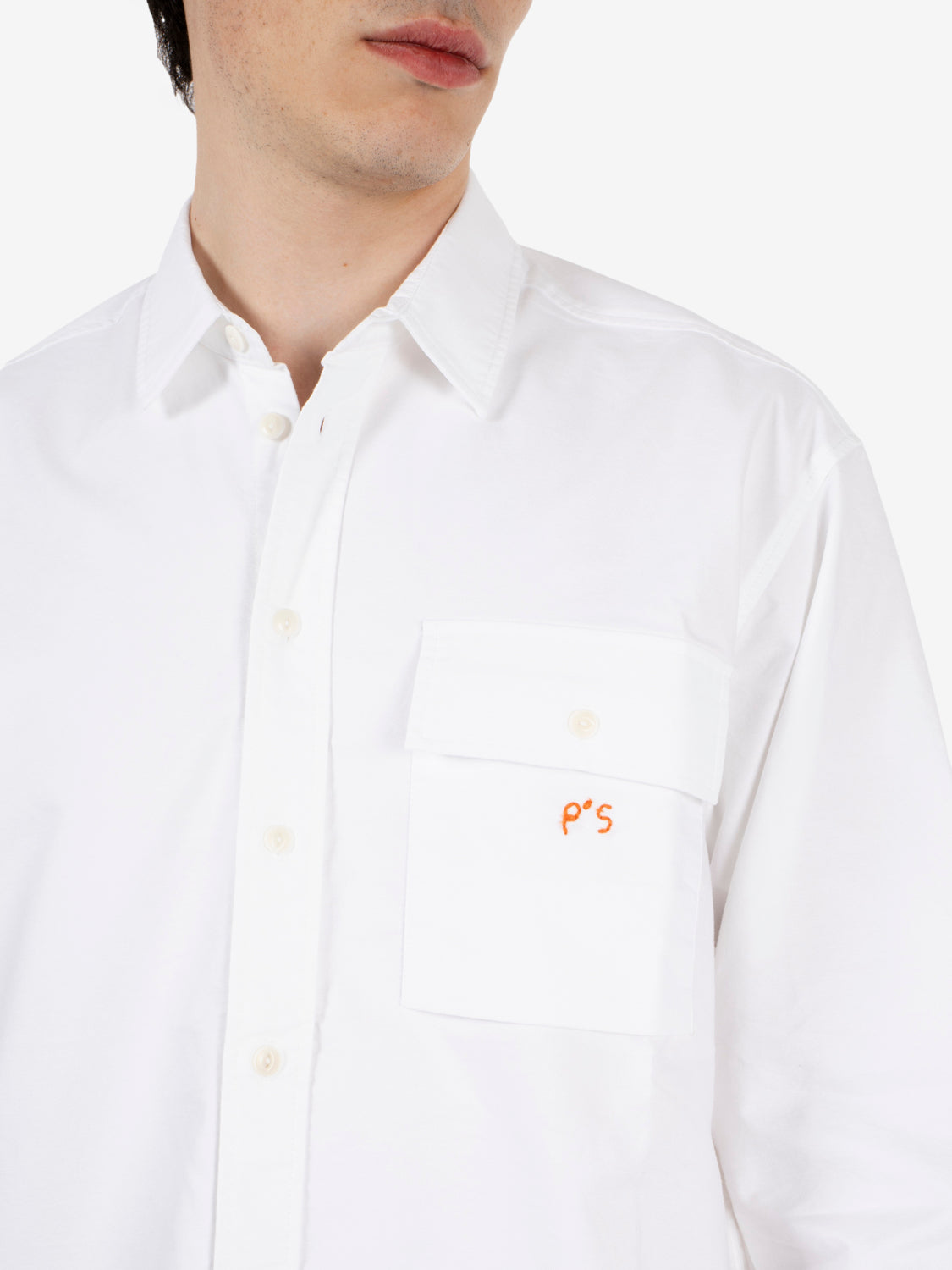 Shirt Kith Oxford Heavy stone white