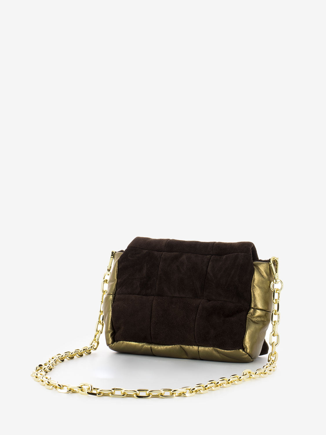 Borsa a tracolla Corinna testa di moro / bronzo
