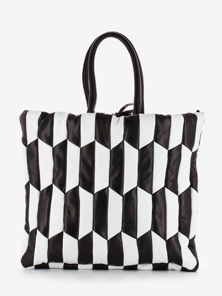 Borsa Nora combi nero / bianco