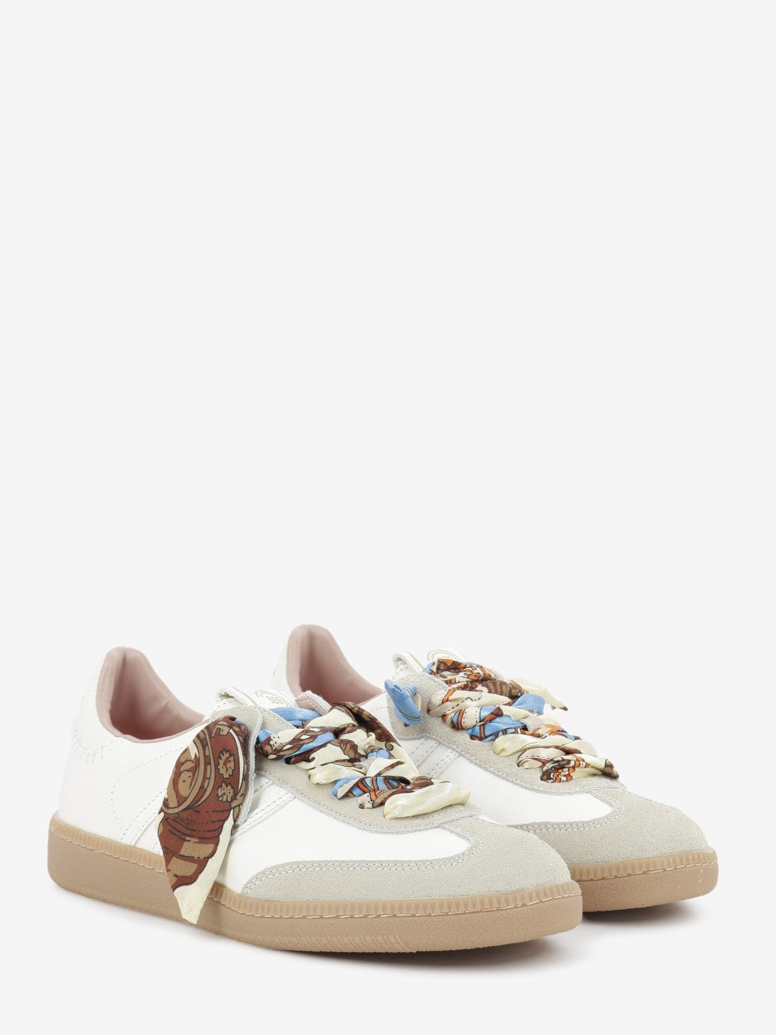 Sneakers foulard bianca