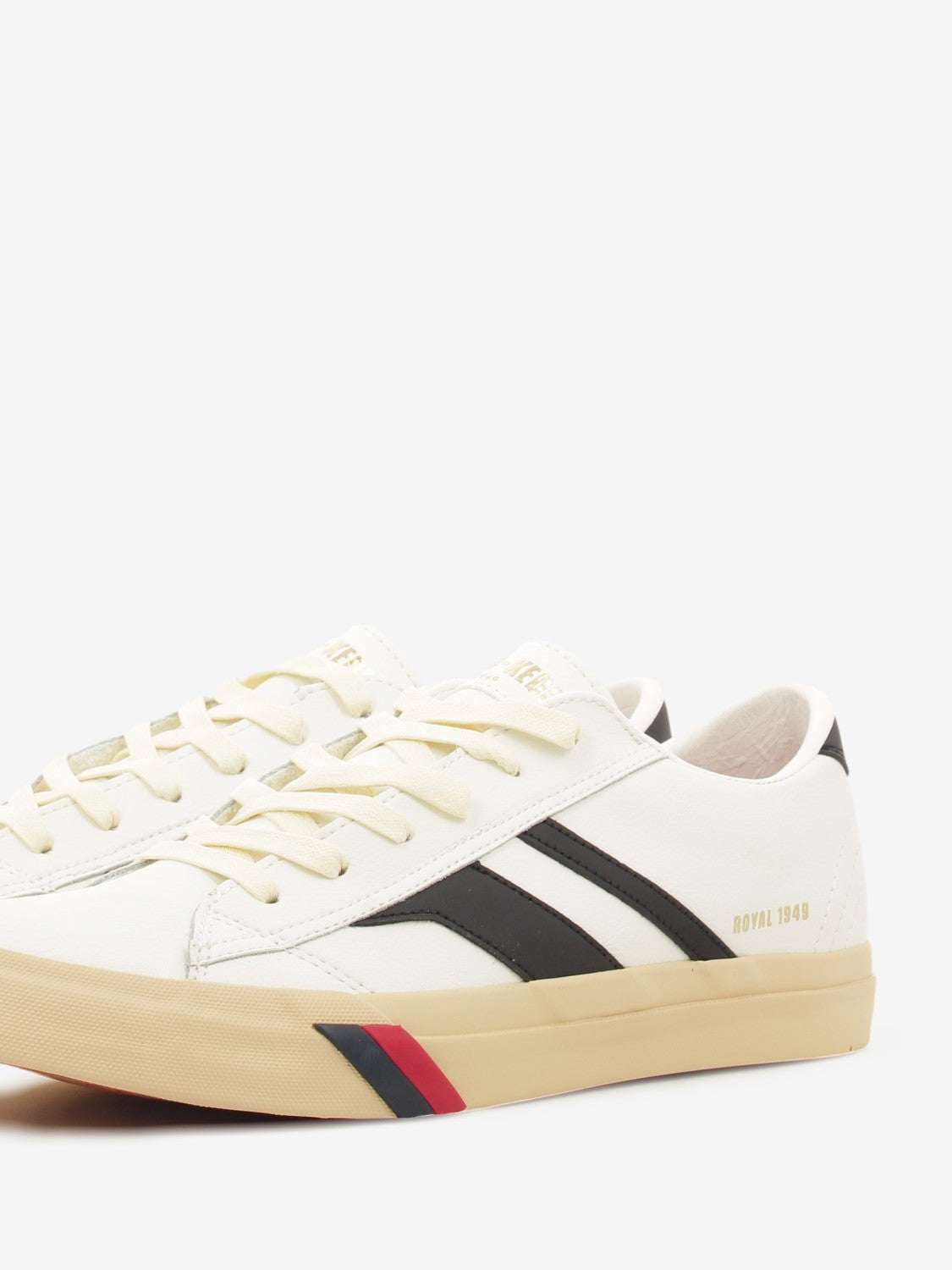 Royal Classic pelle white / black