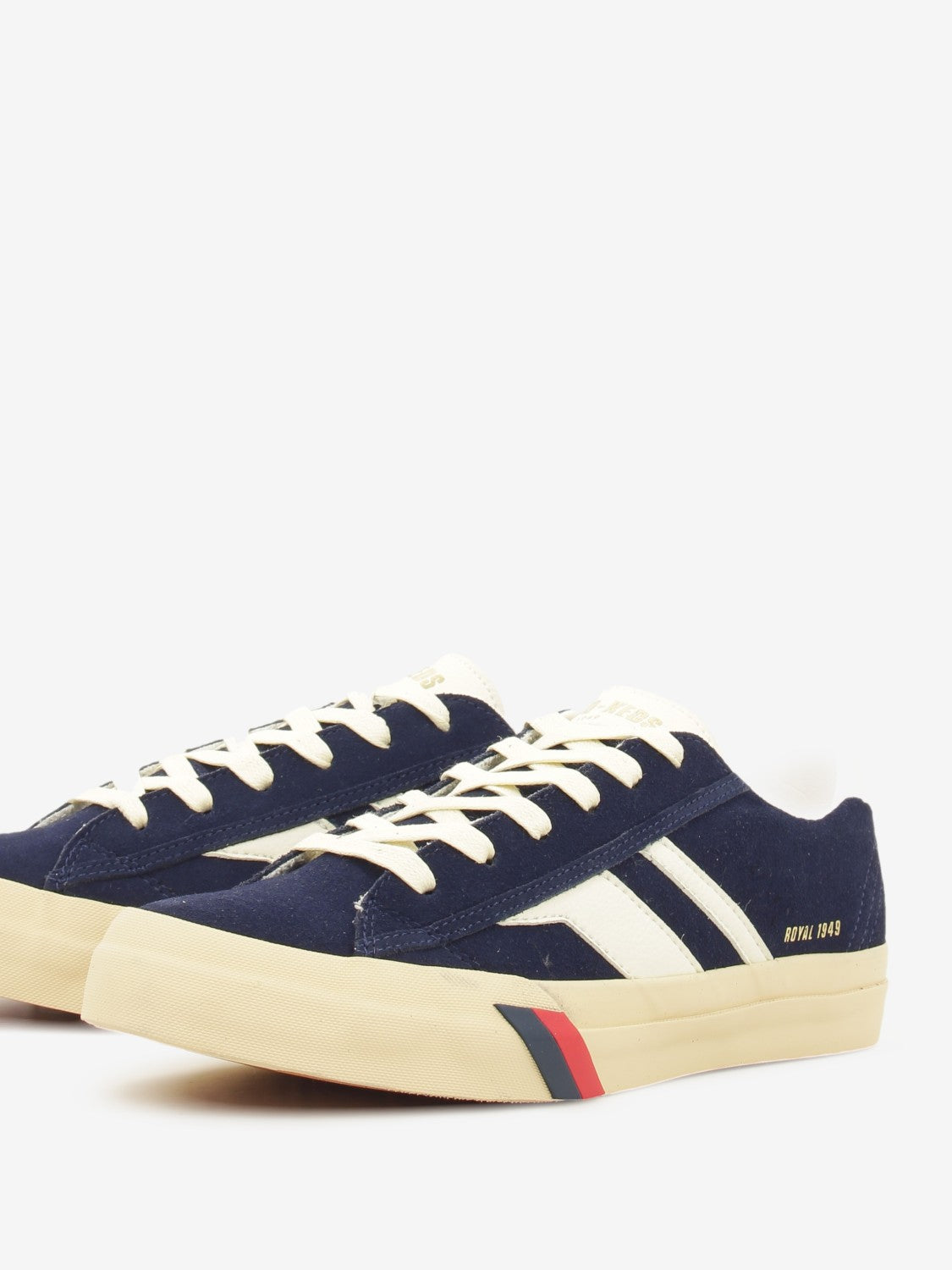 Royal Classic suede Blue / ivory