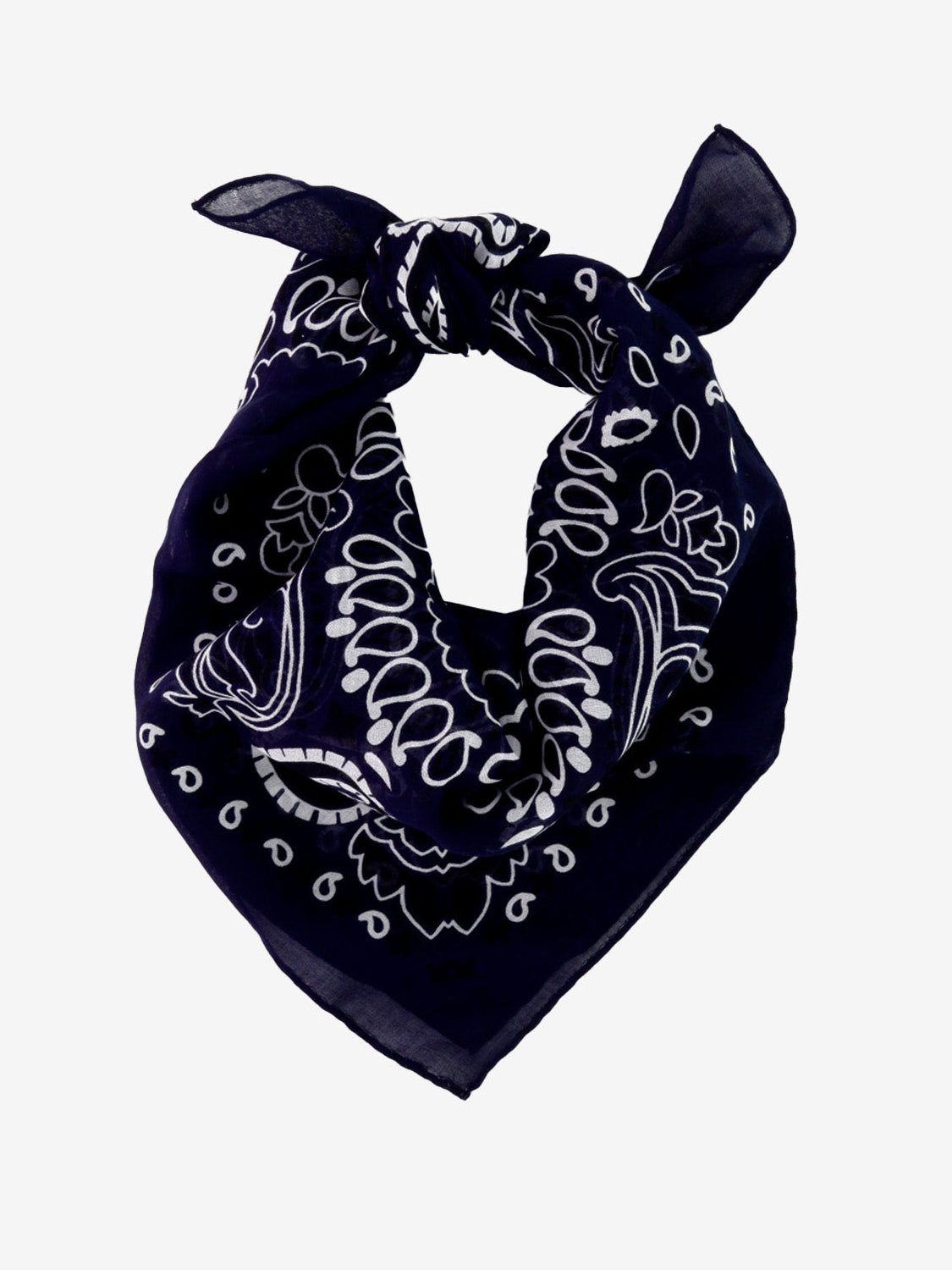 Navy cotton bandana