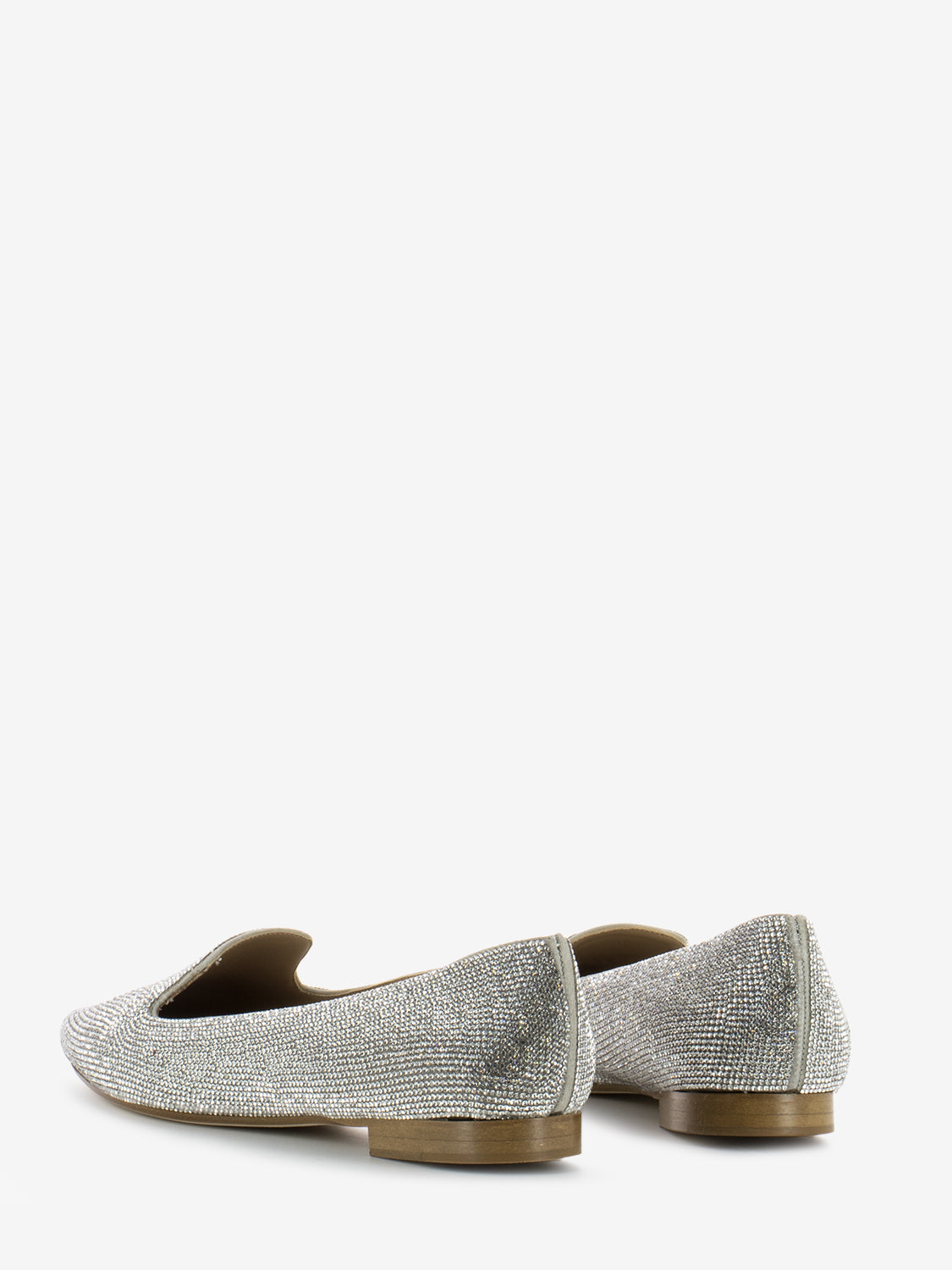 Ballerine crystal argento