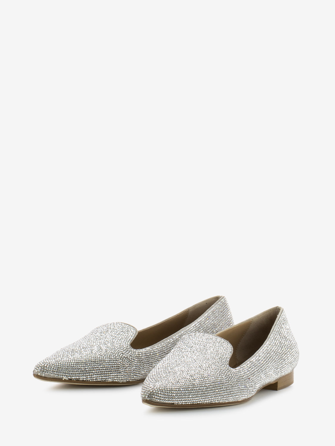 Ballerine crystal argento