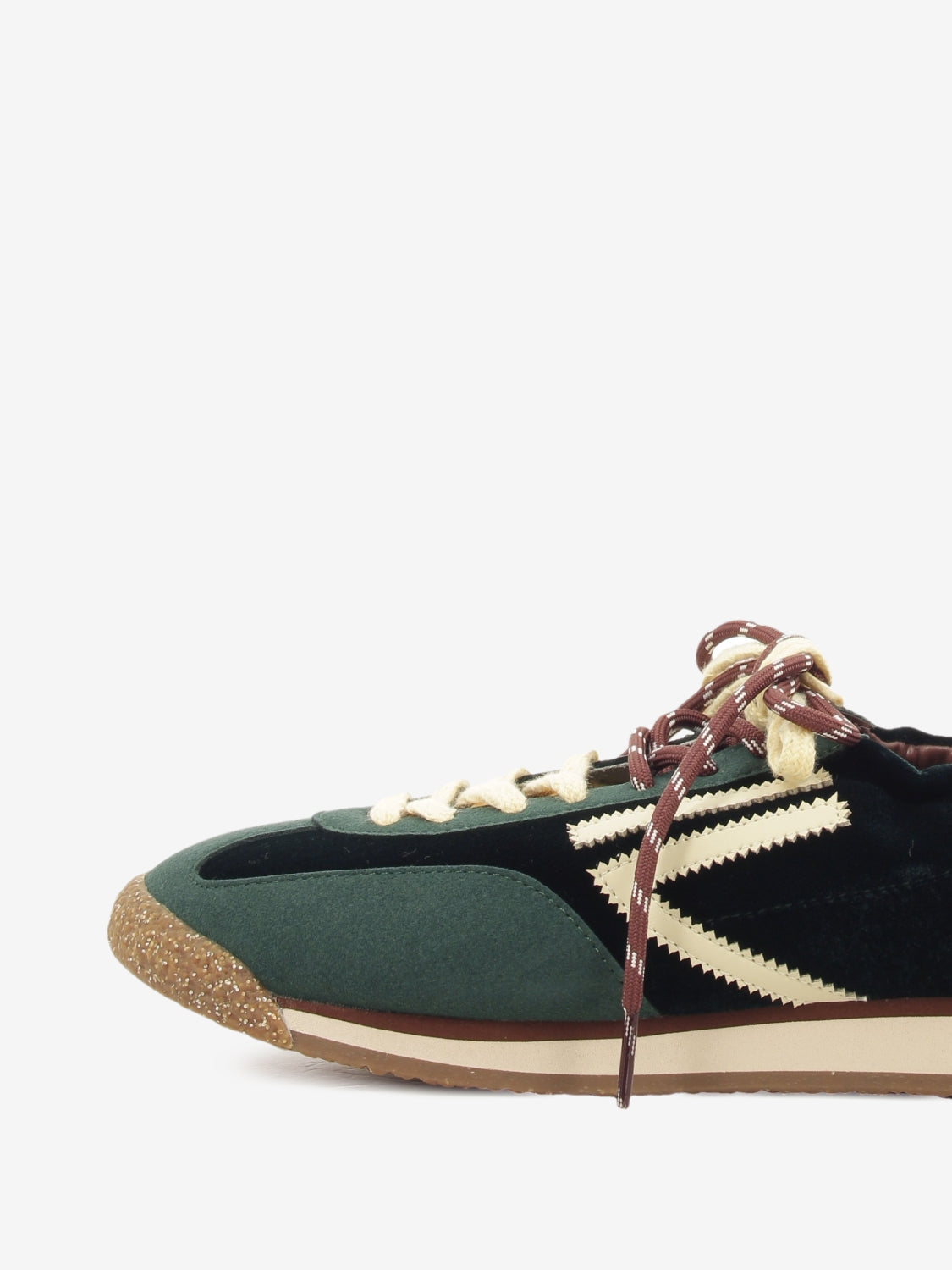 6.02 Panther emerald green / off white