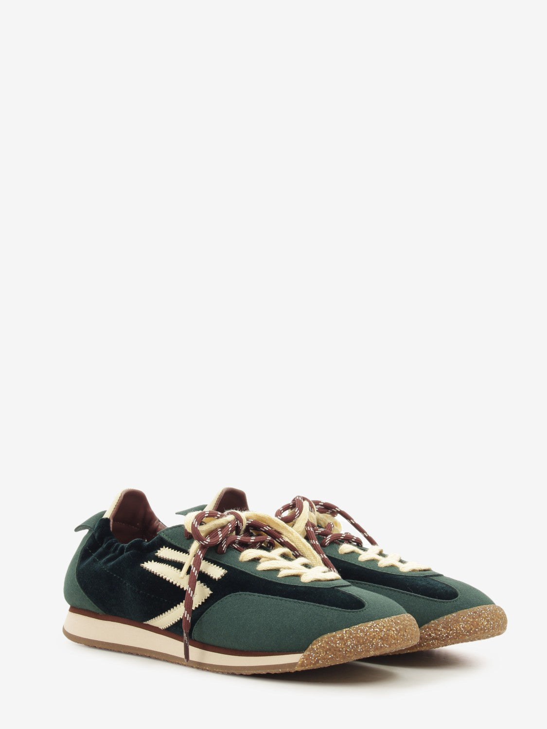 6.02 Panther emerald green / off white