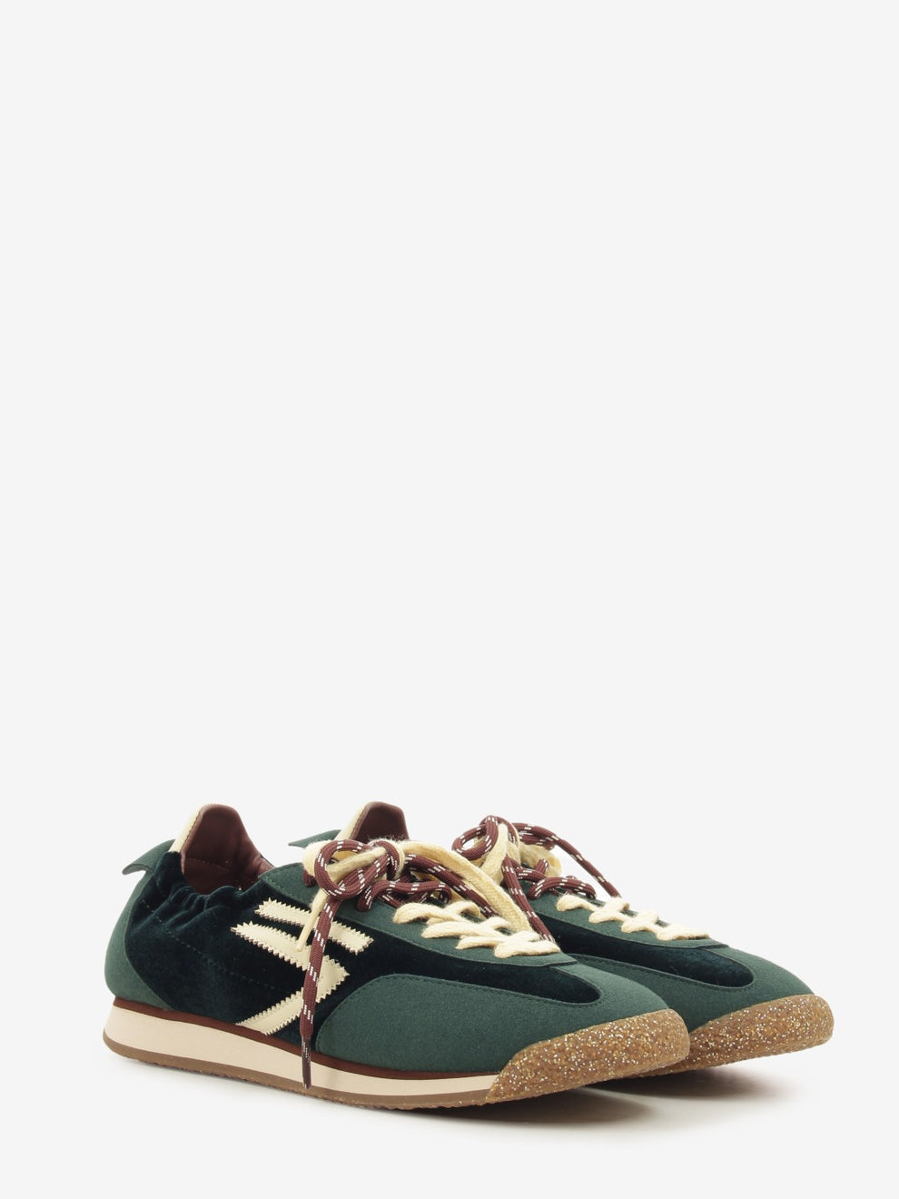 6.02 Panther emerald green / off white