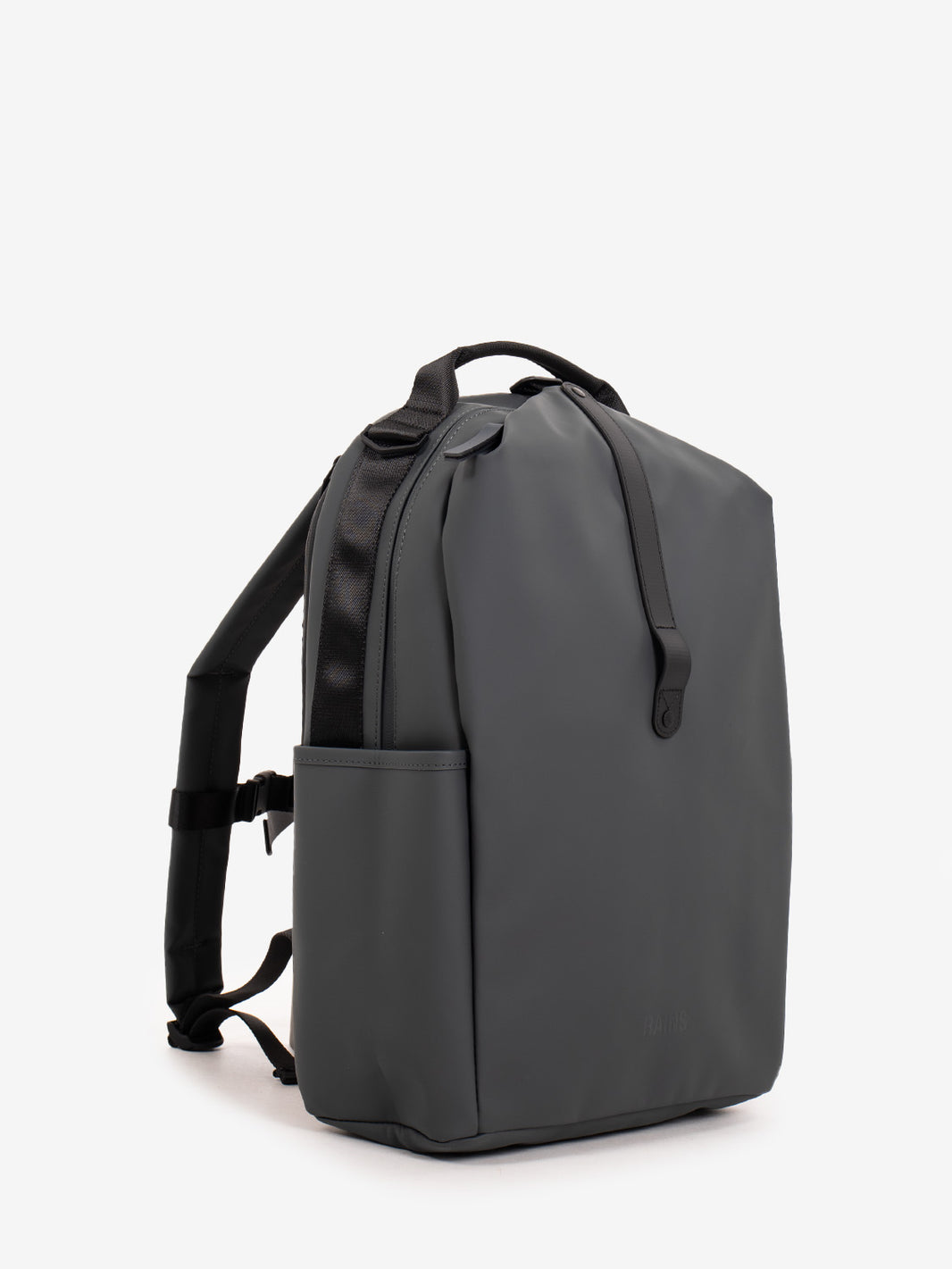 rains commuter backpack Rains - Clip front backpack W3 dark grey