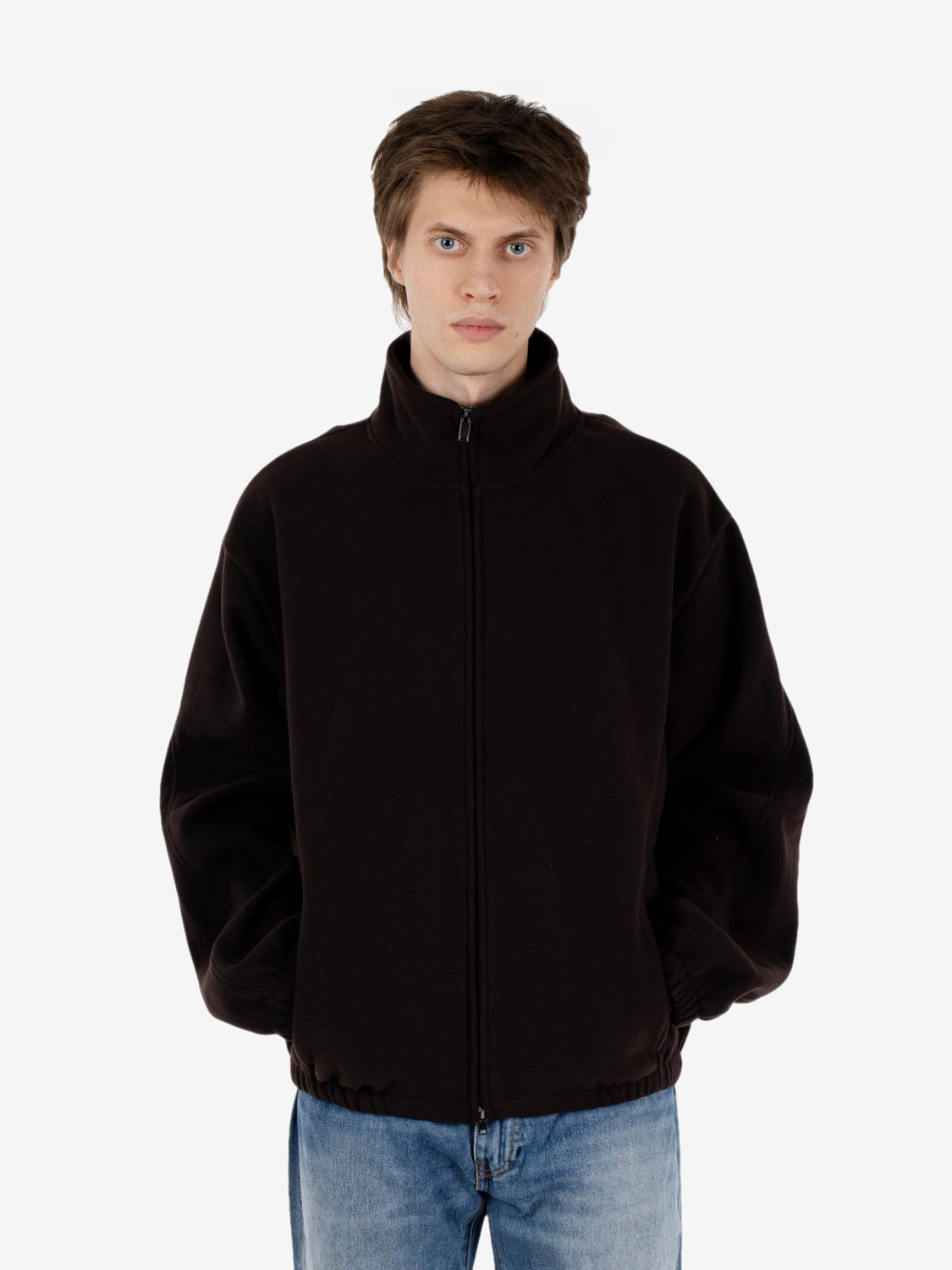 Fleece Zip Jacket bark