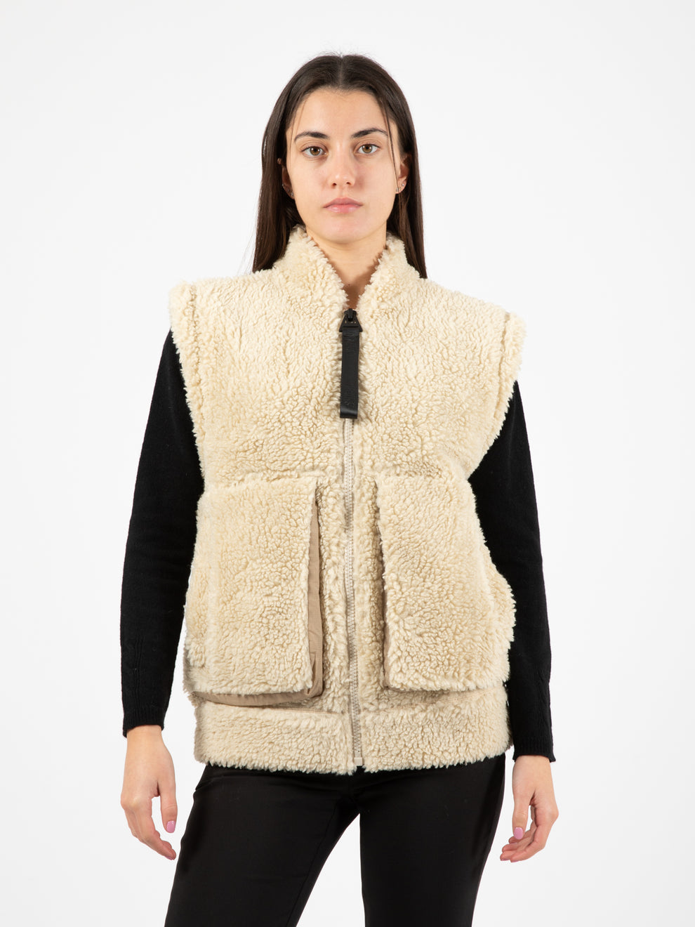 Kofu Fleece Bomber Sand