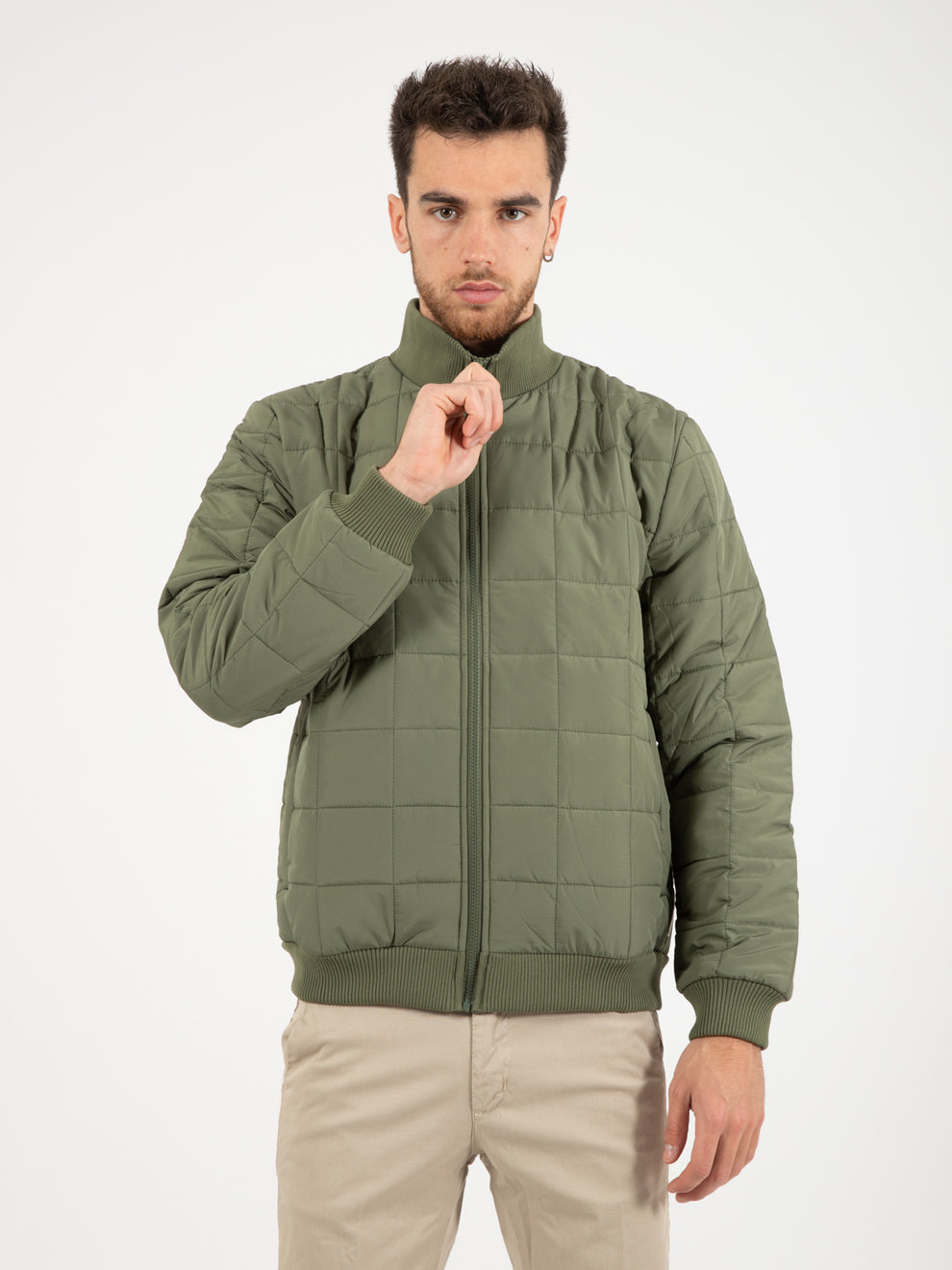 Evergreen liner high neck jacket
