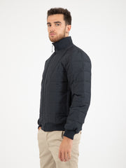 RAINS - Liner high neck jacket navy