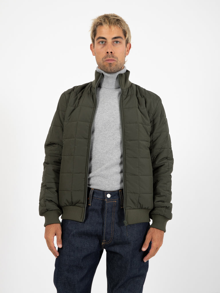 RAINS - Liner High Neck jacket W1T1 green