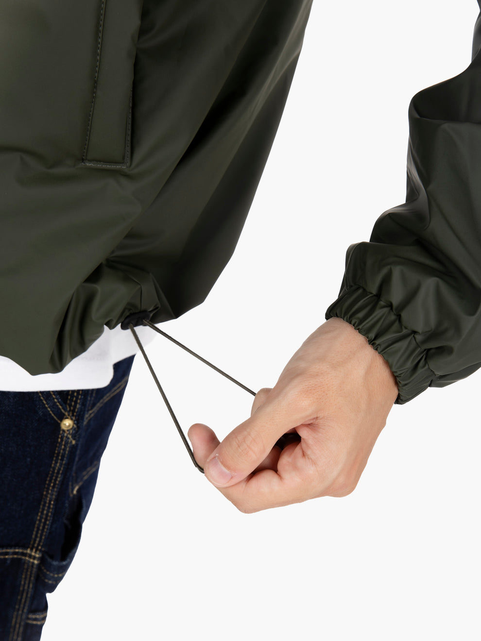 Lohja long jacket green
