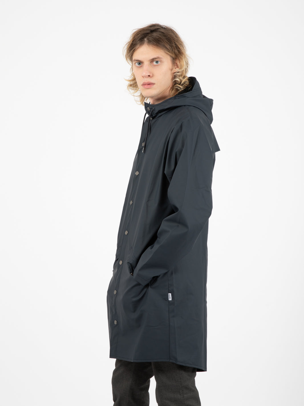 Long jacket waterproof navy