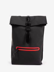 RAINS - Rolltop rucksack contrast W3 black