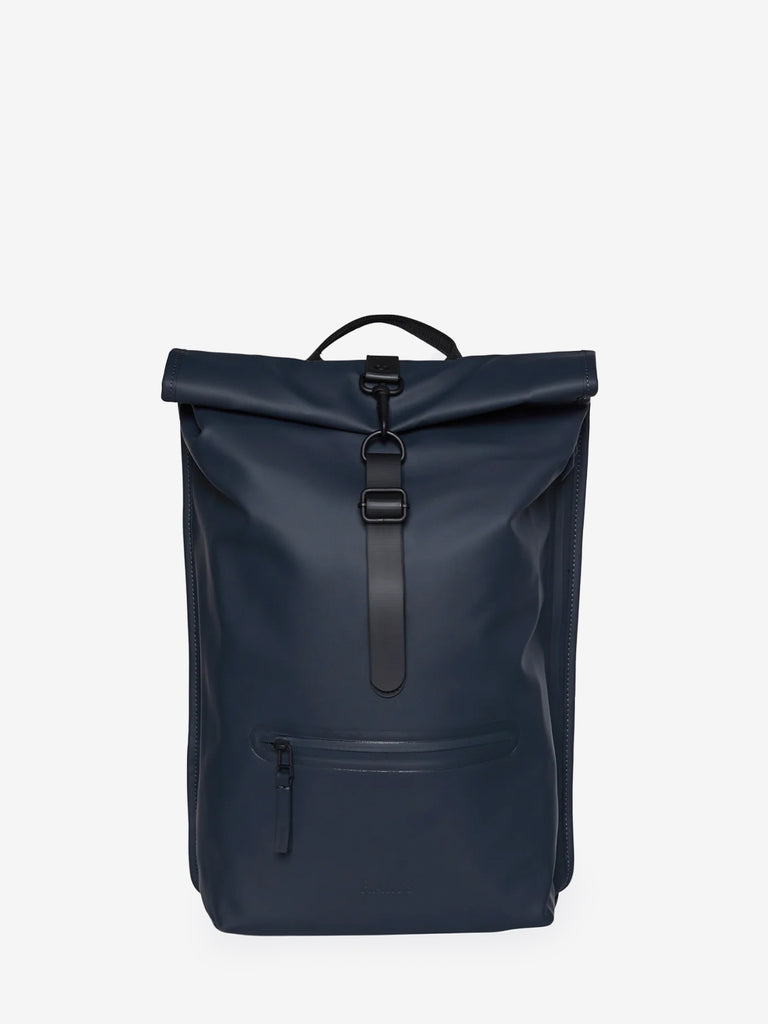 RAINS - Rolltop rucksack navy