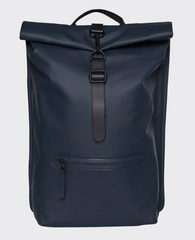 RAINS - Rolltop rucksack navy