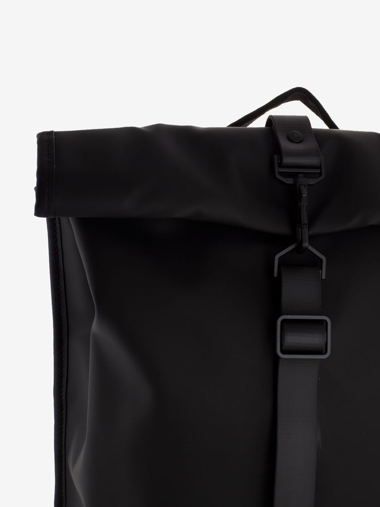 RAINS - Rolltop rucksack W3 black