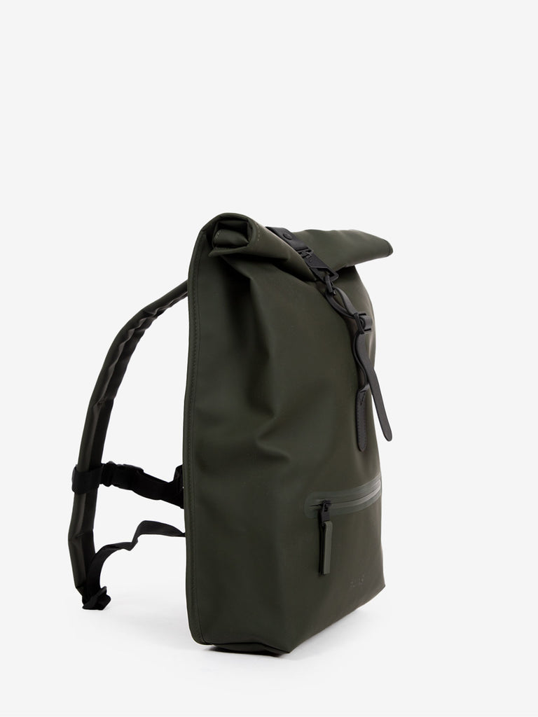 RAINS - Rolltop rucksack W3 green