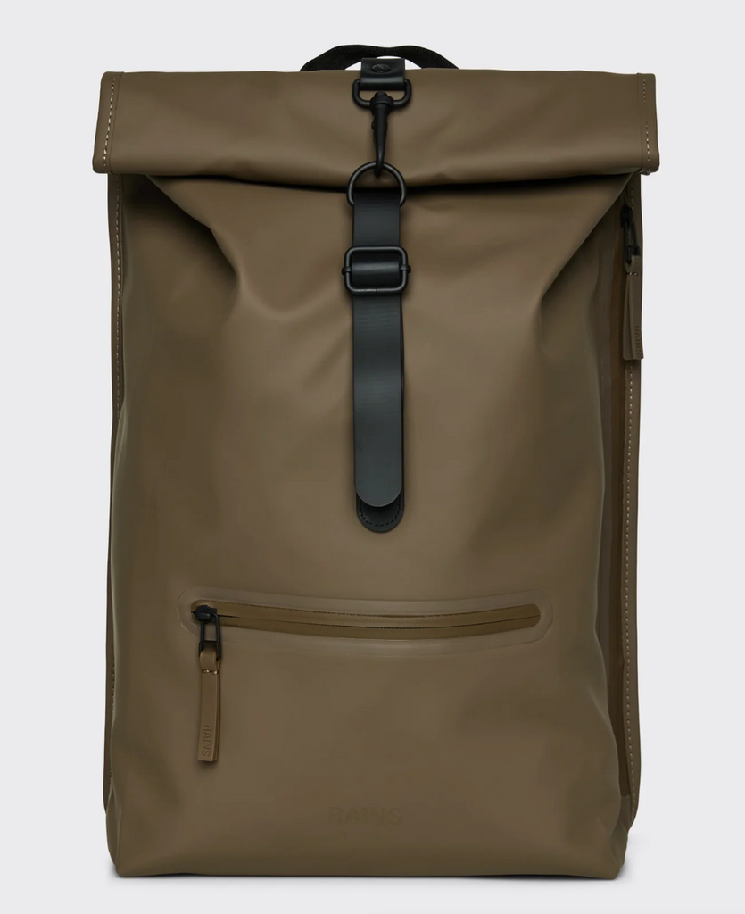 RAINS - Rolltop rucksack wood