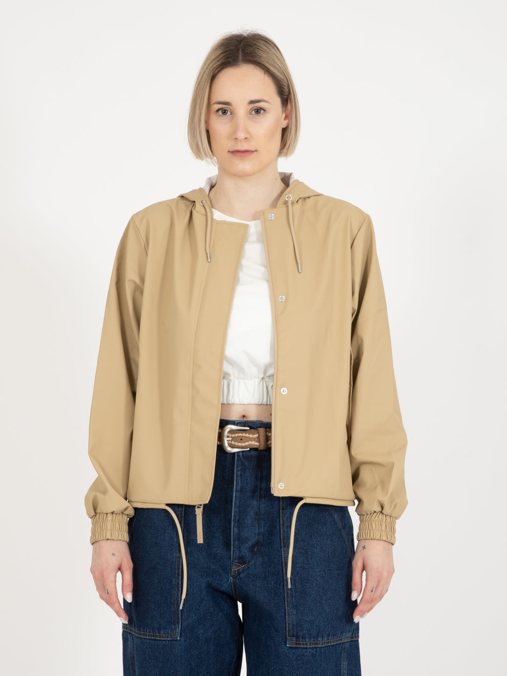 String W Jacket sand