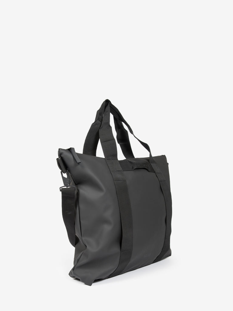 RAINS - Tote bag con tracolla black