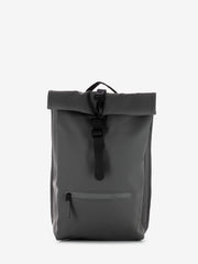 RAINS - Zaino rolltop rucksack W3 grey