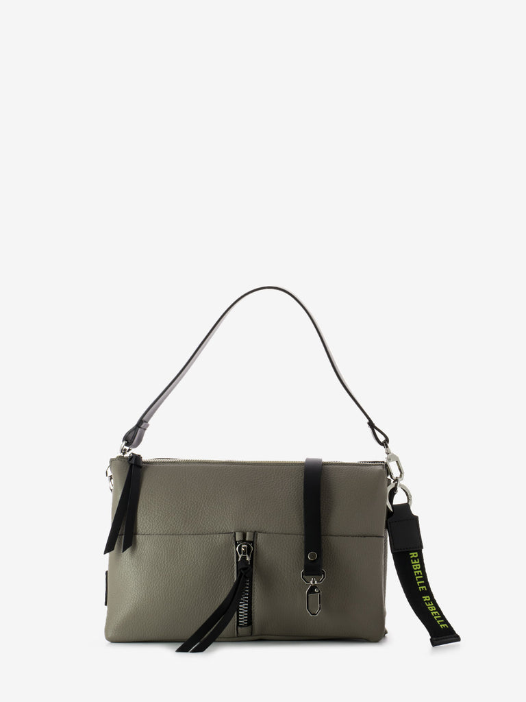 REBELLE - Athena Crossbody M Dollaro Stone