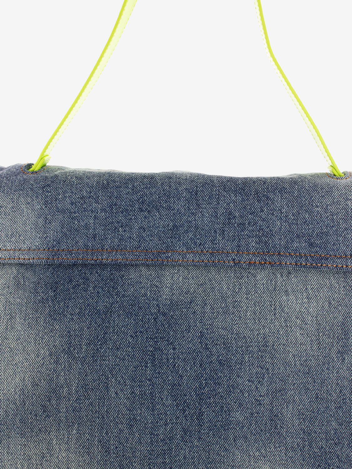 Borsa a cartella Clio denim / lime