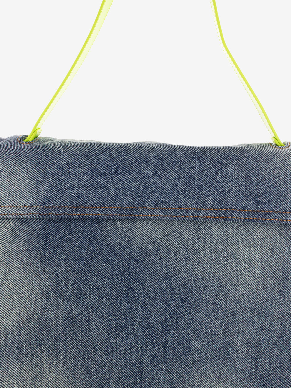 Borsa a cartella Clio denim / lime