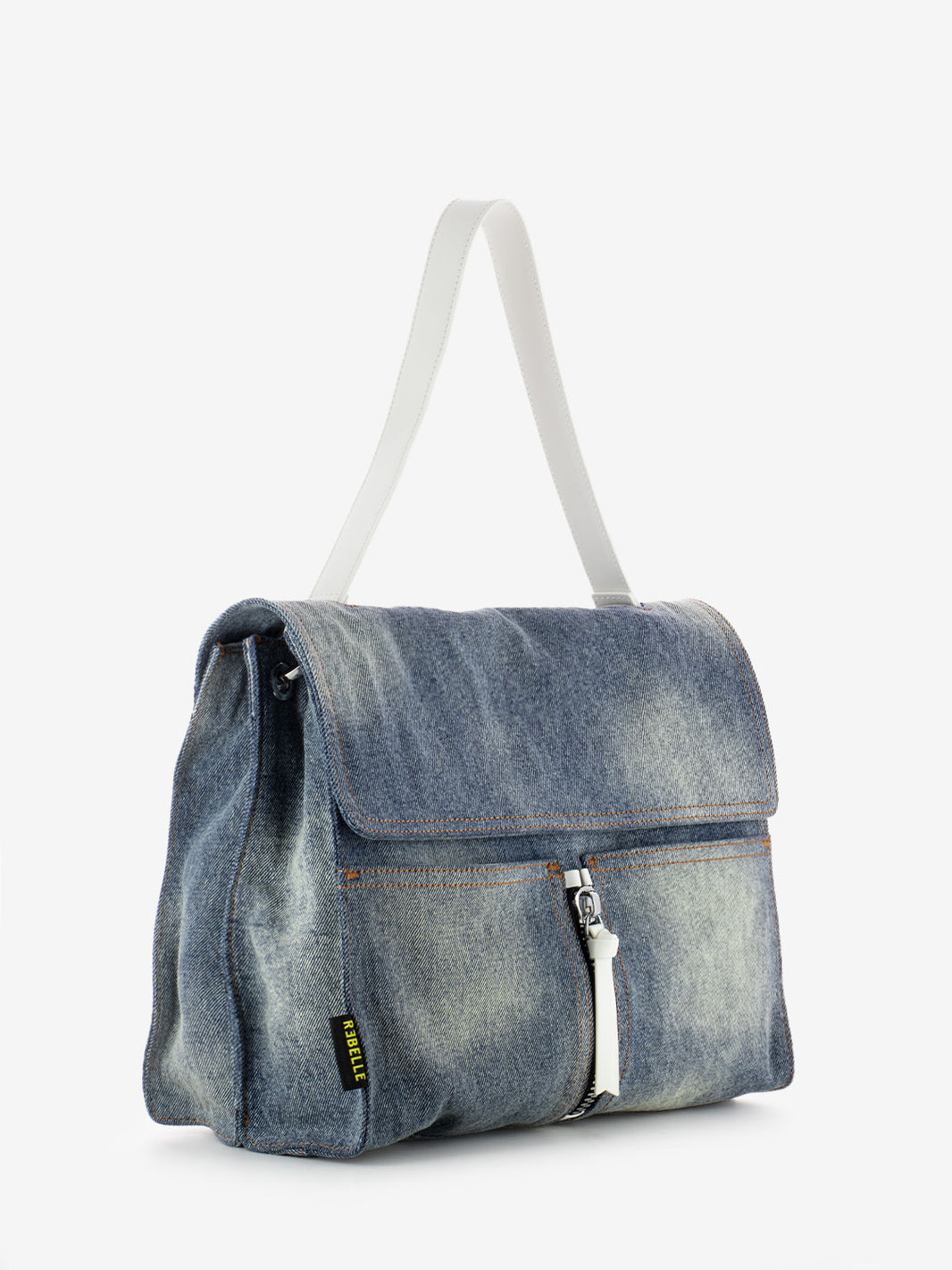 Borsa a cartella Clio denim