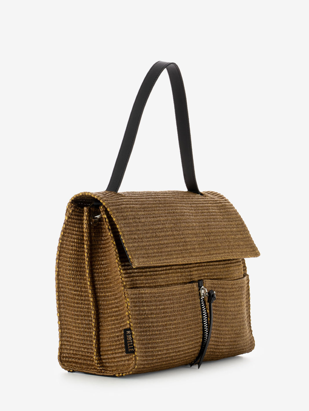 Borsa a cartella Clio Jungle almond