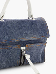 REBELLE - Borsa a mano Chloe denim / white