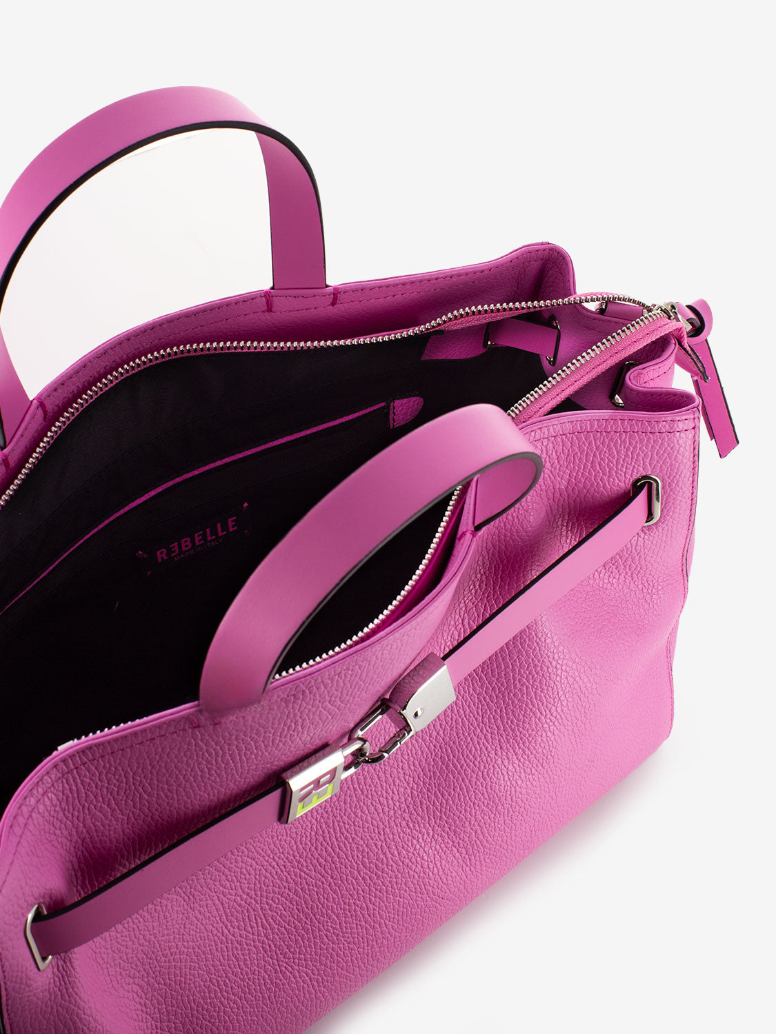 Borsa a mano Valentina rosa shock