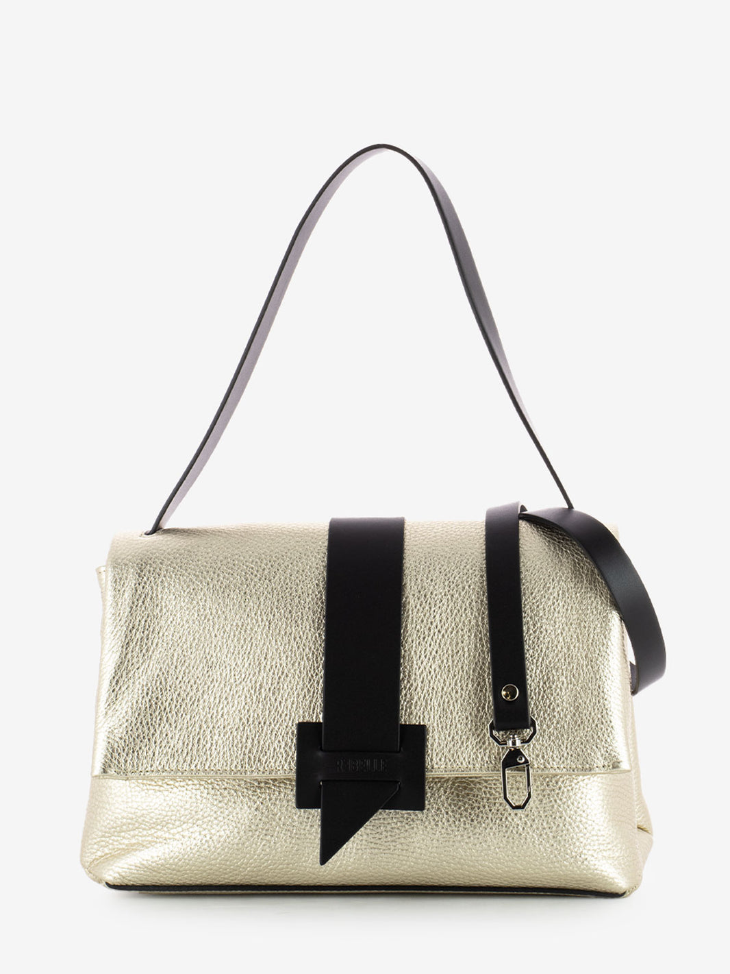 Borsa a spalla Hilary mini stachel dollaro gold