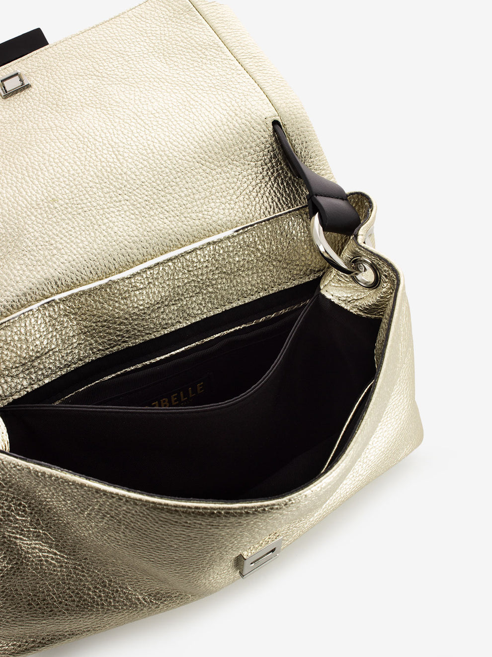 Borsa a spalla Hilary mini stachel dollaro gold