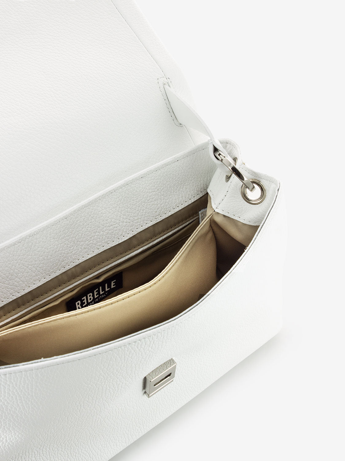 Borsa a spalla Hilary mini stachel dollaro white