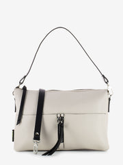 REBELLE - Borsa Athena crossbody M dollaro beige