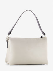 REBELLE - Borsa Athena crossbody M dollaro beige