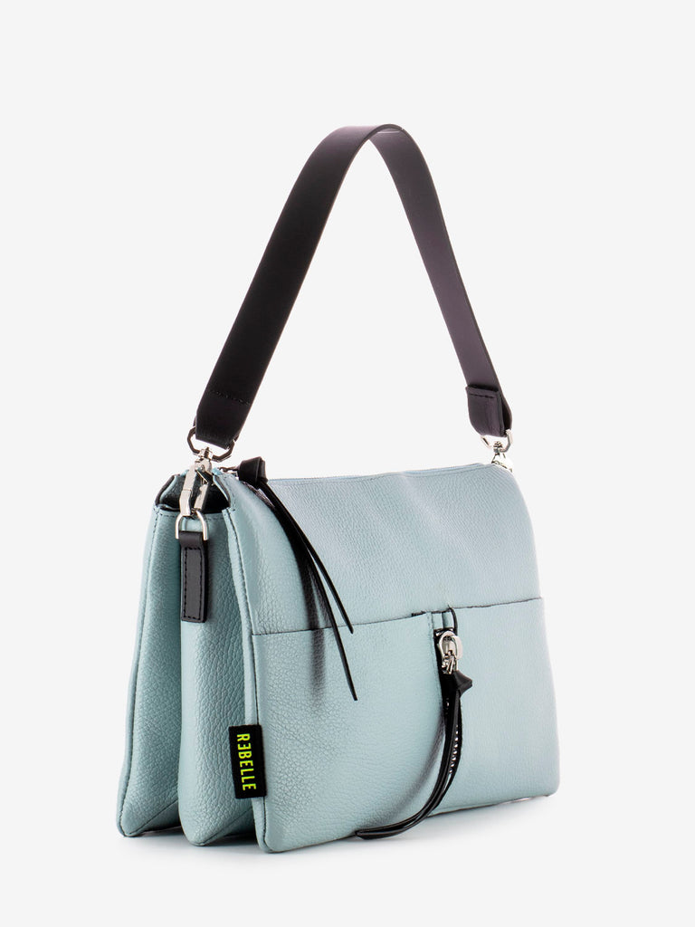 REBELLE - Borsa Athena crossbody M dollaro cerulean