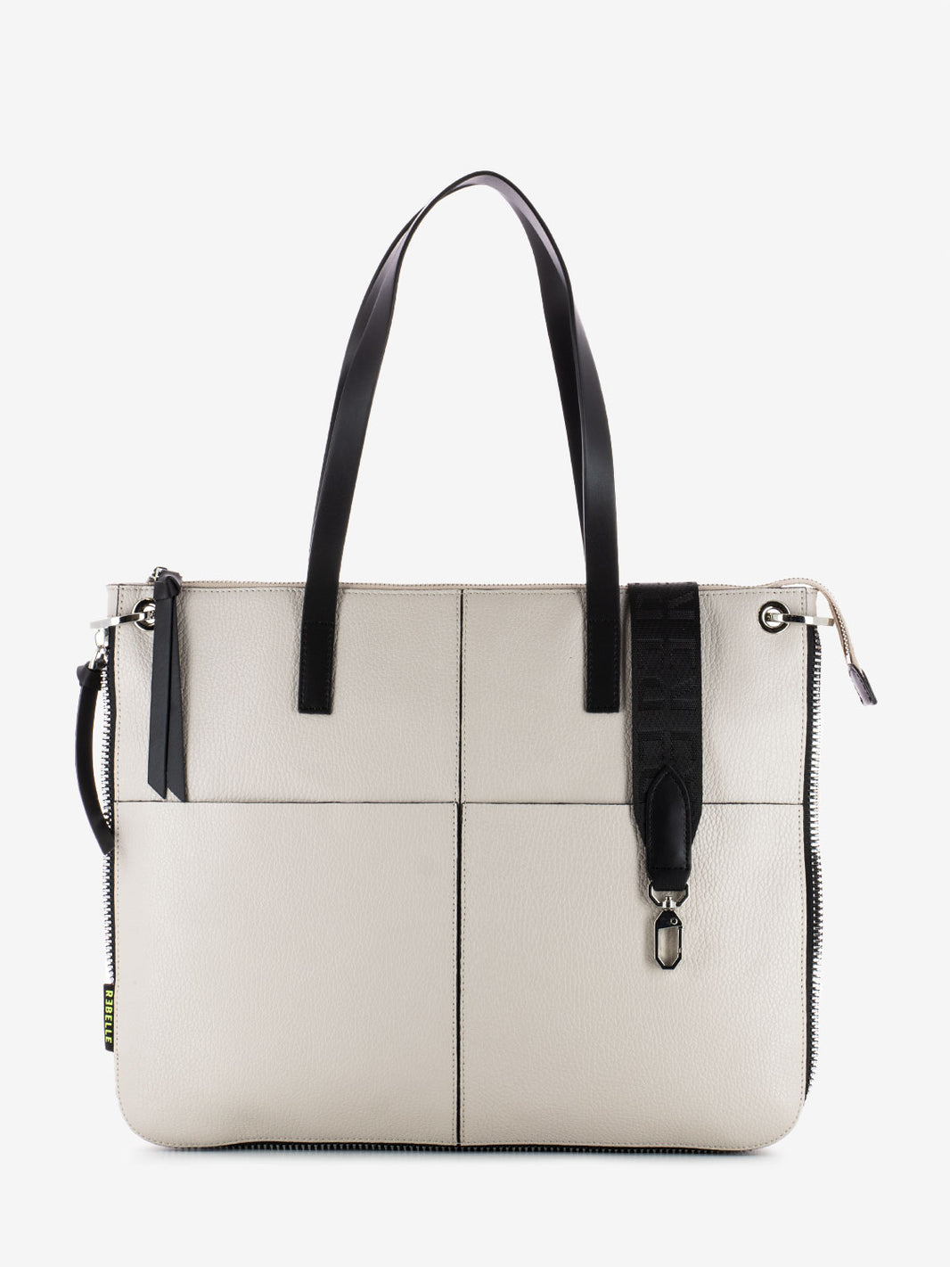 Borsa Cassandra shopping dollaro beige