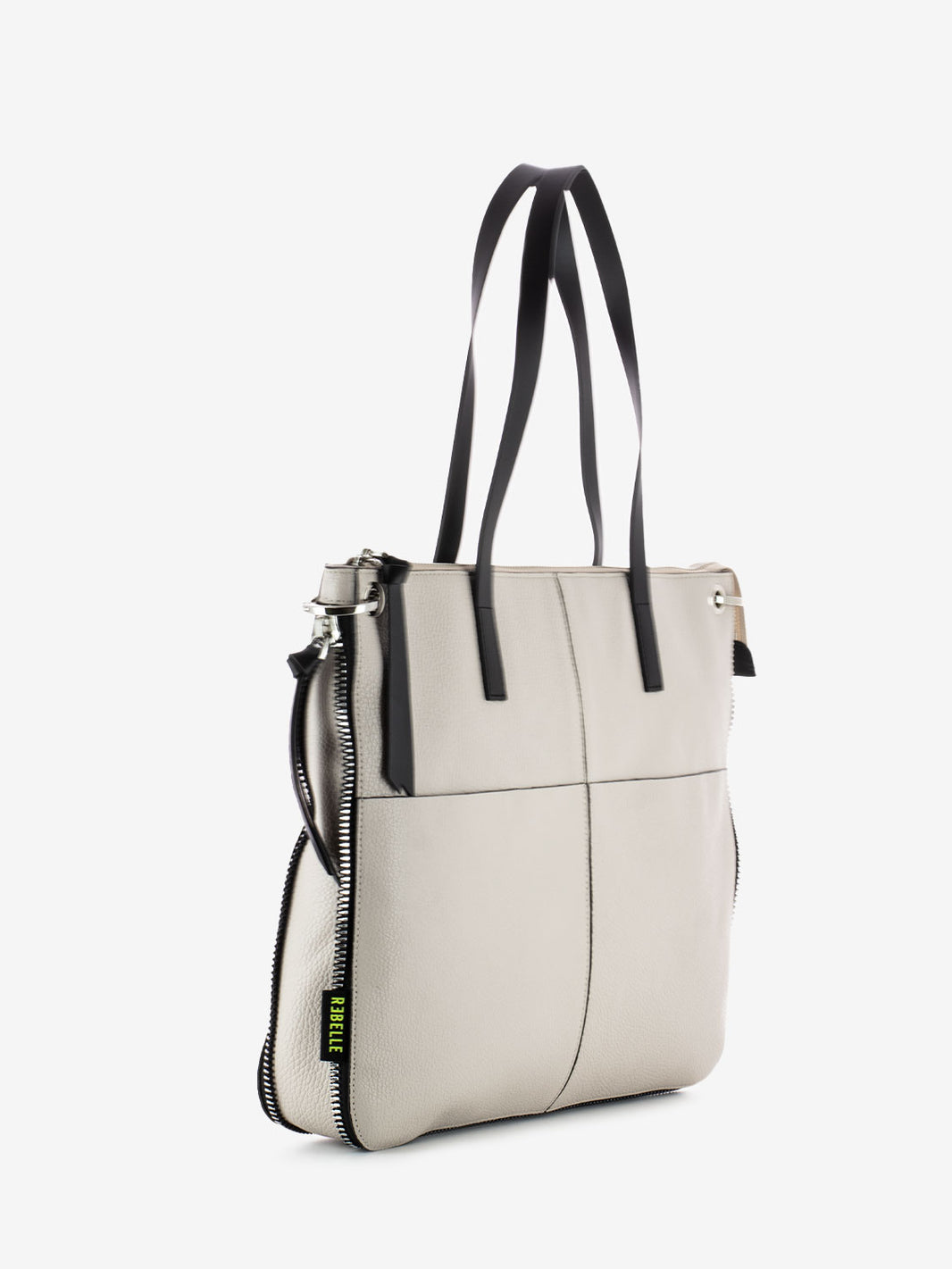 Borsa Cassandra shopping dollaro beige