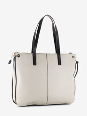 REBELLE - Borsa Cassandra shopping dollaro beige