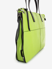 REBELLE - Borsa Cassandra shopping dollaro green