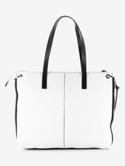 REBELLE - Borsa Cassandra shopping dollaro white