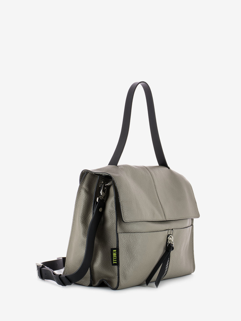 REBELLE - Borsa Clio Satchell L dollaro stone